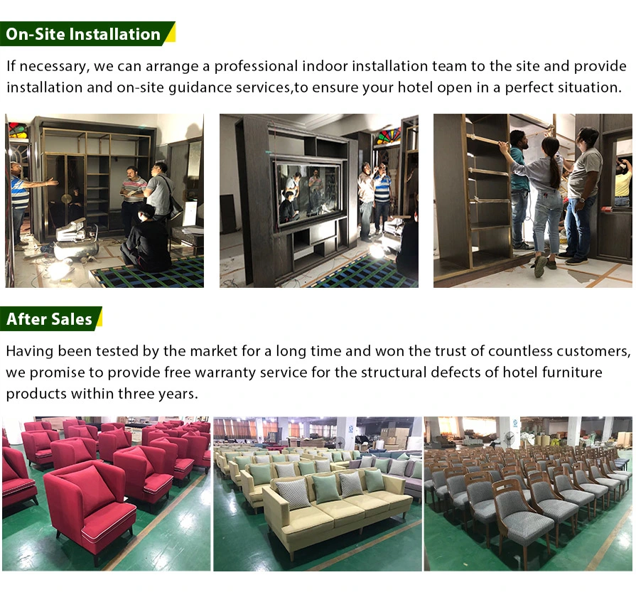 Foshan Custom Factory Modern Hospitality Bedroom Furnishings 5 Star Luxury Standard Hotel Room Furniture