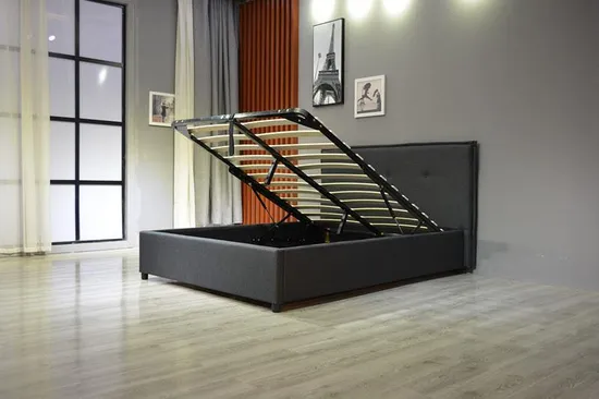 Nuevo juego de cama de dormitorio con estilo moderno personalizado Huayang, muebles de sala de estar