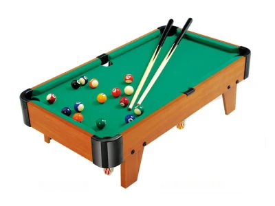 Juguetes deportivos de madera Mini mesa de billar Snookertabletop mesa de billar para niños