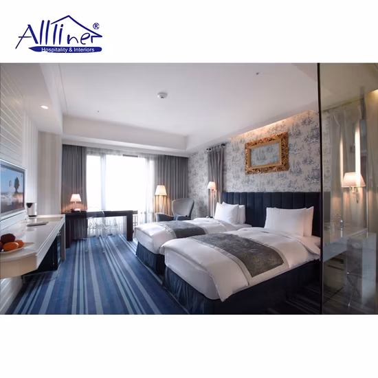 Muebles interiores de lujo por encargo del dormitorio del hotel del sitio de la hospitalidad moderna de lujo de cinco estrellas